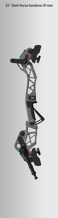 Sports Archery 25" back ilf barebow  riser-Dark Horse