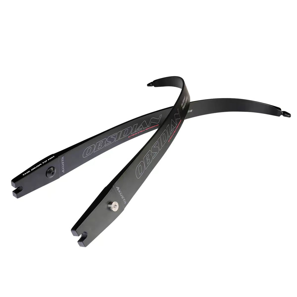 Archery recurve bow limbs-Akusta recurve bow limbs-obsidian