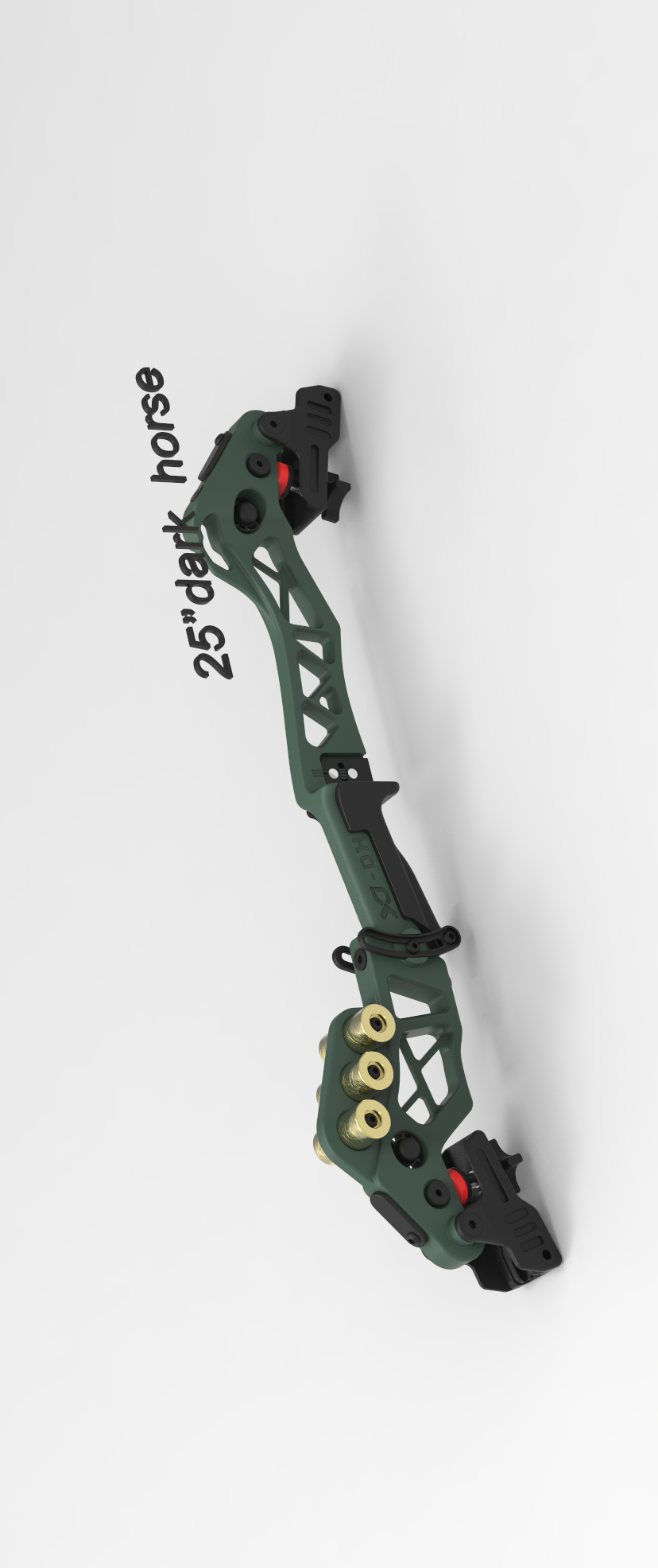 Sports archery 25" back ilf barebow  riser-dark horse