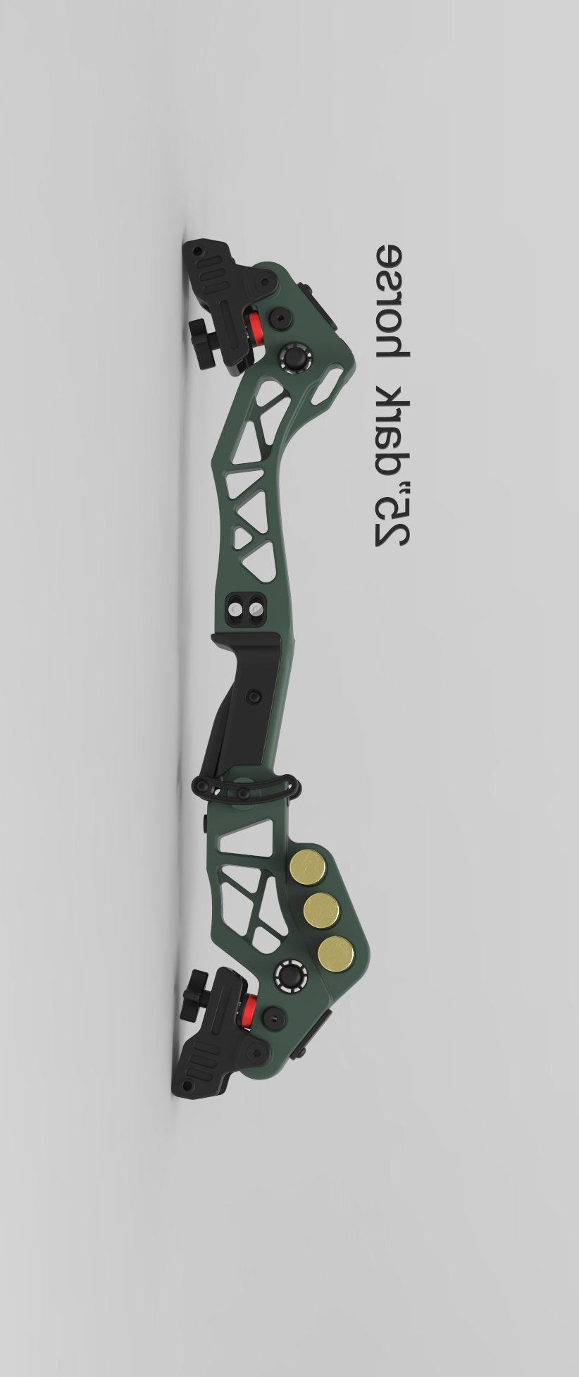 Sports archery 25" back ilf barebow  riser-dark horse