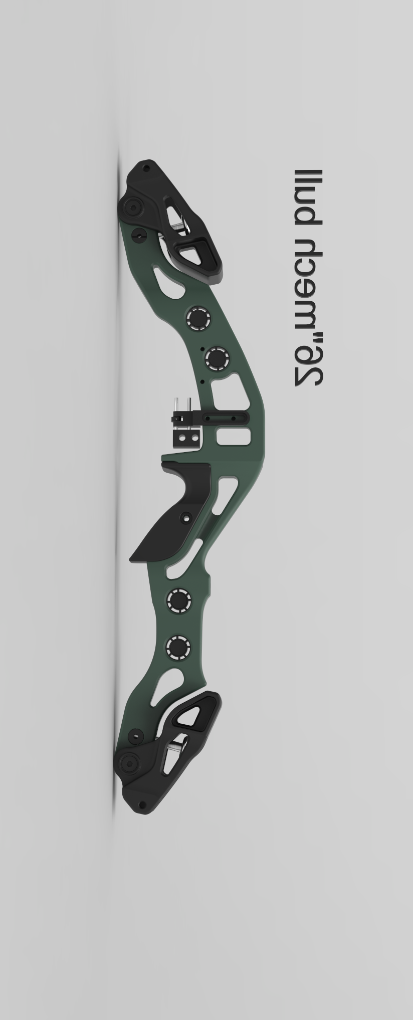 Sports archery 26" ilf barebow riser - mech bull