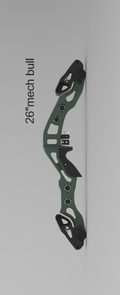 Sports archery 26" ilf barebow riser - mech bull