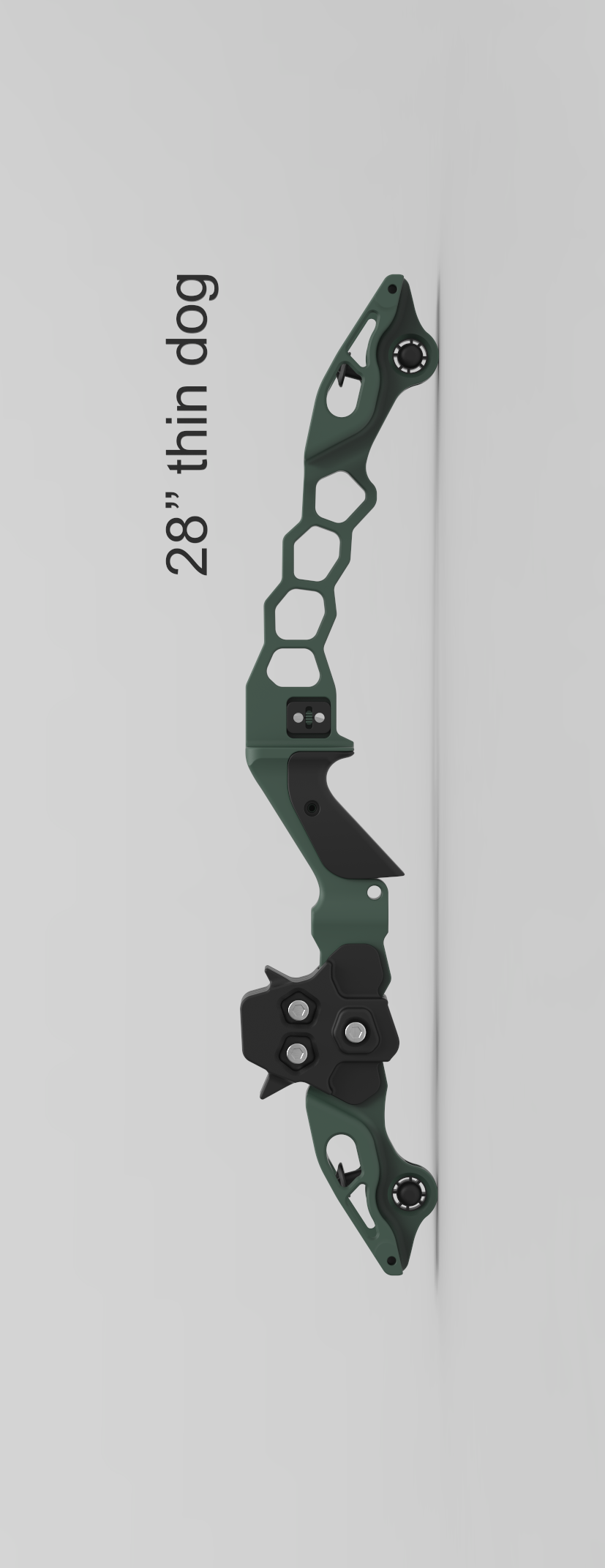 Sports Archery 28"barebow riser -thin dog