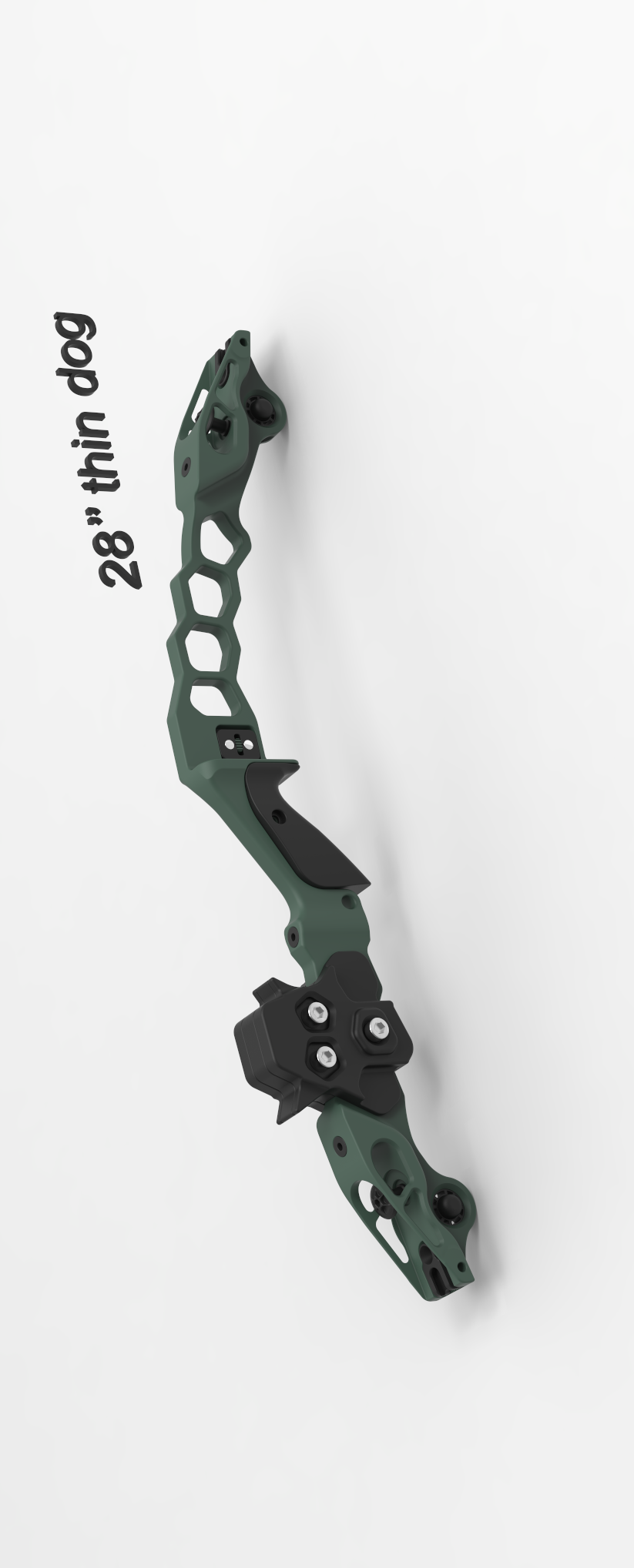 Sports Archery 28"barebow riser -thin dog