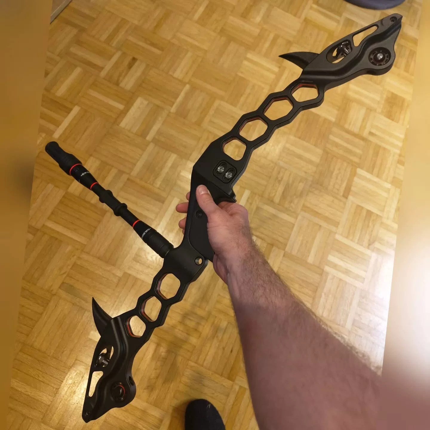 Sports Archery 28"barebow riser -thin dog