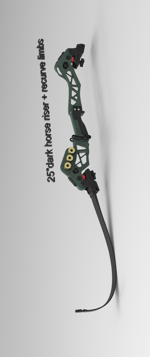 25”Dark Horse riser + Obdisian limbs+ Bowstring