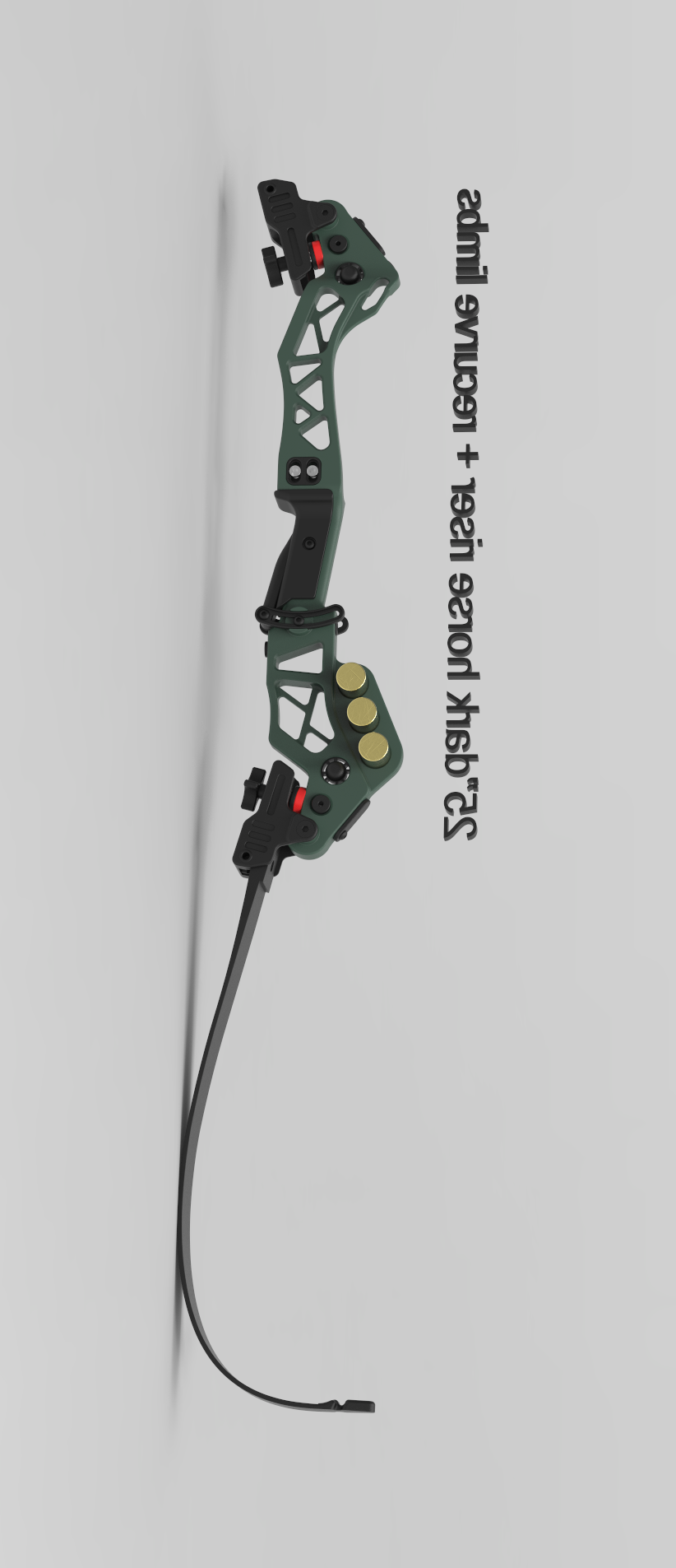 25”Dark Horse riser + Obdisian limbs+ Bowstring