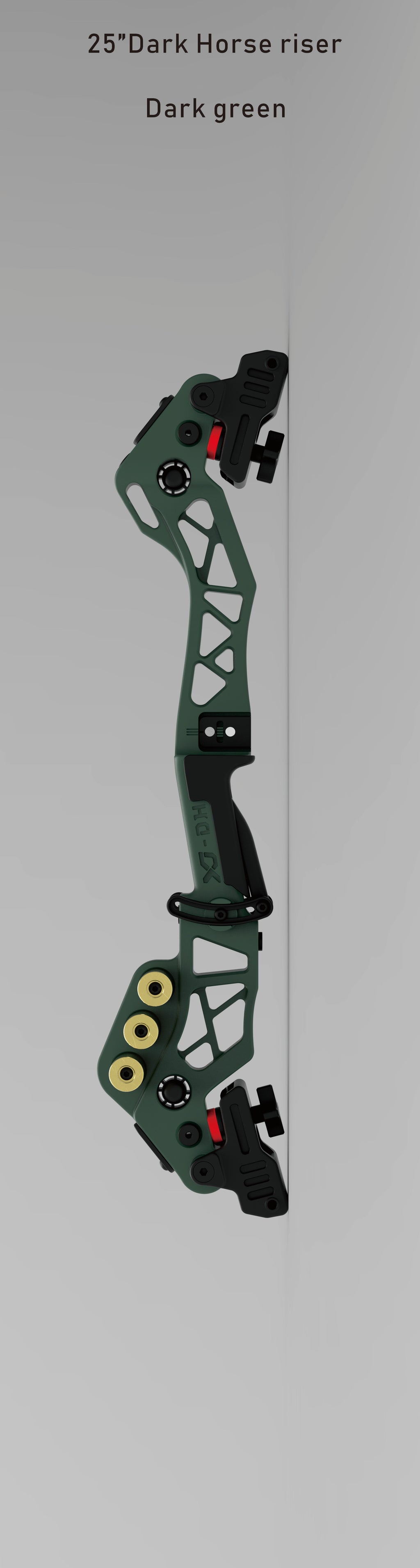 Sports Archery 25" back ilf barebow riser-Dark Horse