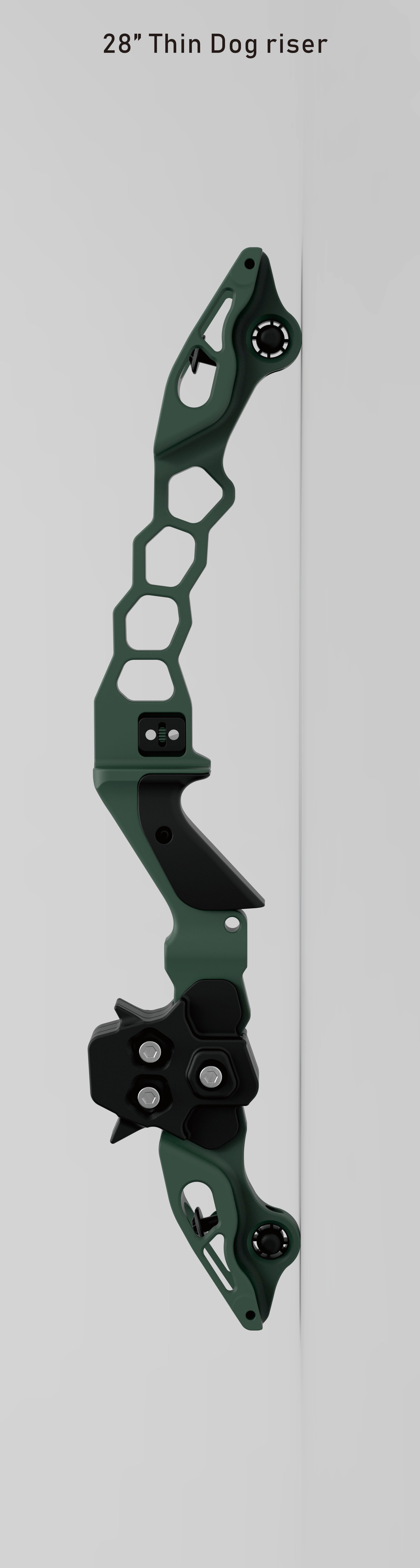 Sports Archery 28"barebow riser -Thin Dog