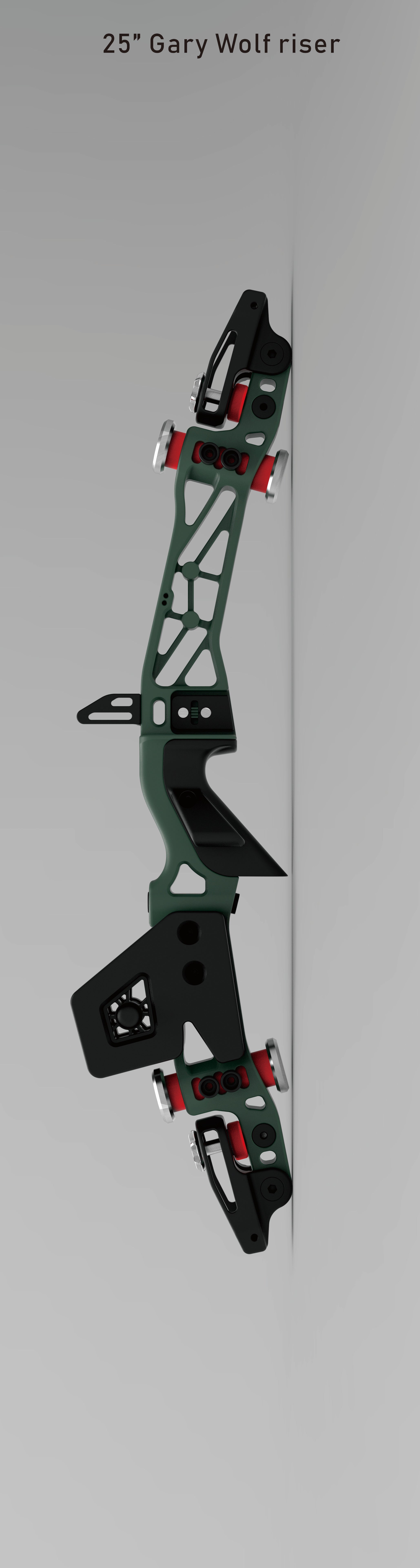 Sports Archery 25‘’ ilf barebow riser -Gray Wolf